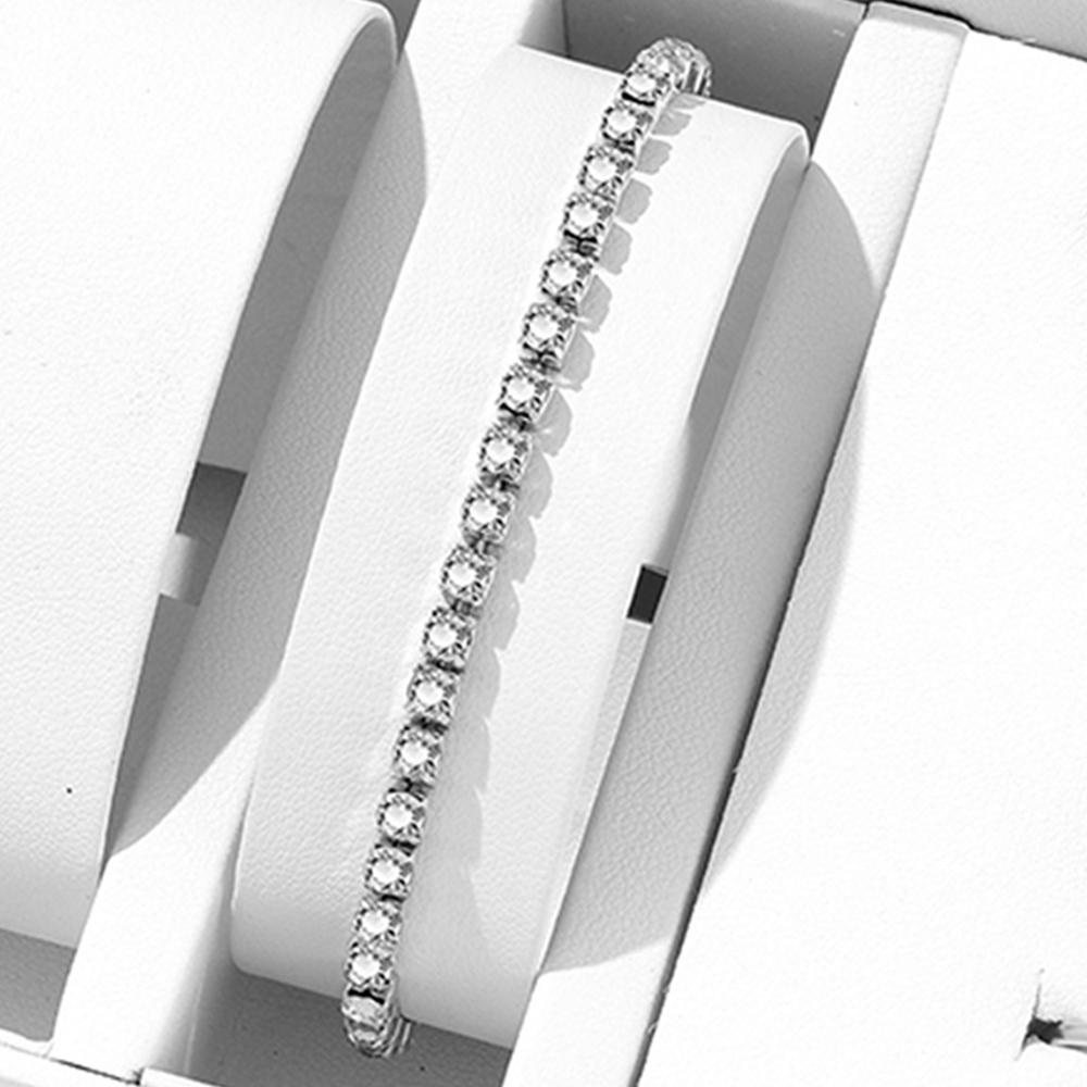 5 Piece Set Copper Zircon Fashionable And Elegant Simple And Exquisite Set Necklace Ring Earring Bracelet Combination Set