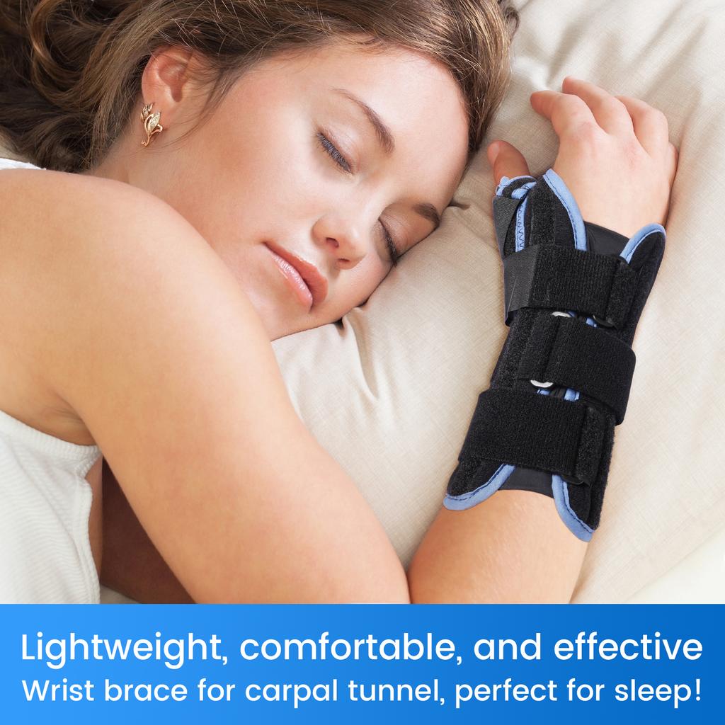 Velpeau Wrist Splint Medical For Carpal Tunnel Pain, Tendonitis And Arthritis, Wrist Brace With Adjustable Thumb Support