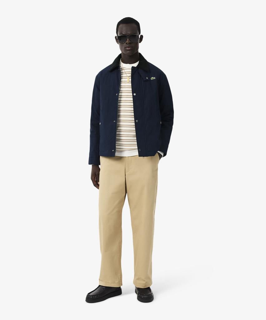 LACOSTE Men'S Corduroy Collar Jacket Bh3585-56N Mxq