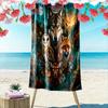 Mystical forest guardians Print beach towel, quick drying, suitable for travel, outdoor sports, jogging, the beach and swimming, gift