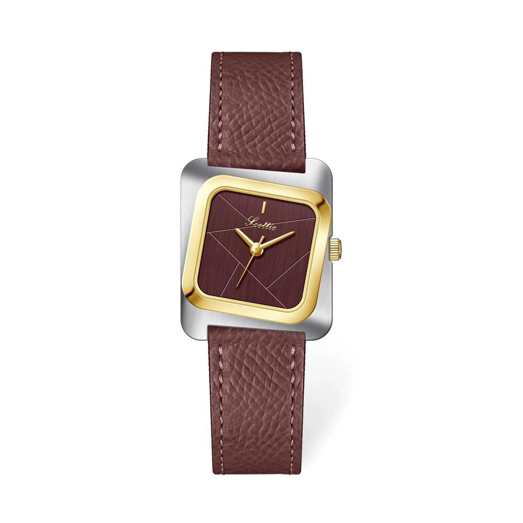 Square steel belt watch fashion belt women's watch Shi Gaudi