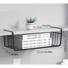 1PC Off-The-Shelf KitchenTiered Storage Shelf Student Dormitory Wardrobe Dormitory Desk Storage Hanging Basket Organizer Kitchen