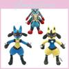 12 Inch Shiny Pokemon Luc Lucario Plush Doll Soft Toy With Vibrant Colors For Kids