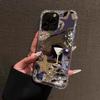 Rotating Lanterns Bowknot Pattern Mirror Acrylic Phone Case For iPhone 16 15 14 13 12 11 Pro Max X XR 7 8 Plus Shockproof Cover