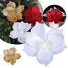 2 Pcs Hanging Simulated Flowers Flower Fake Flower Ornaments  Christmas Tree Decor