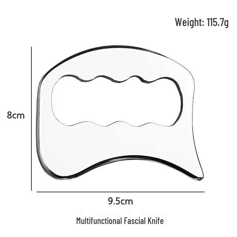 Heart-Shaped Stainless Steel Gua Sha Board for Facial Firming and Lifting Massage – Large Size, Multifunctional Fascia Tool.