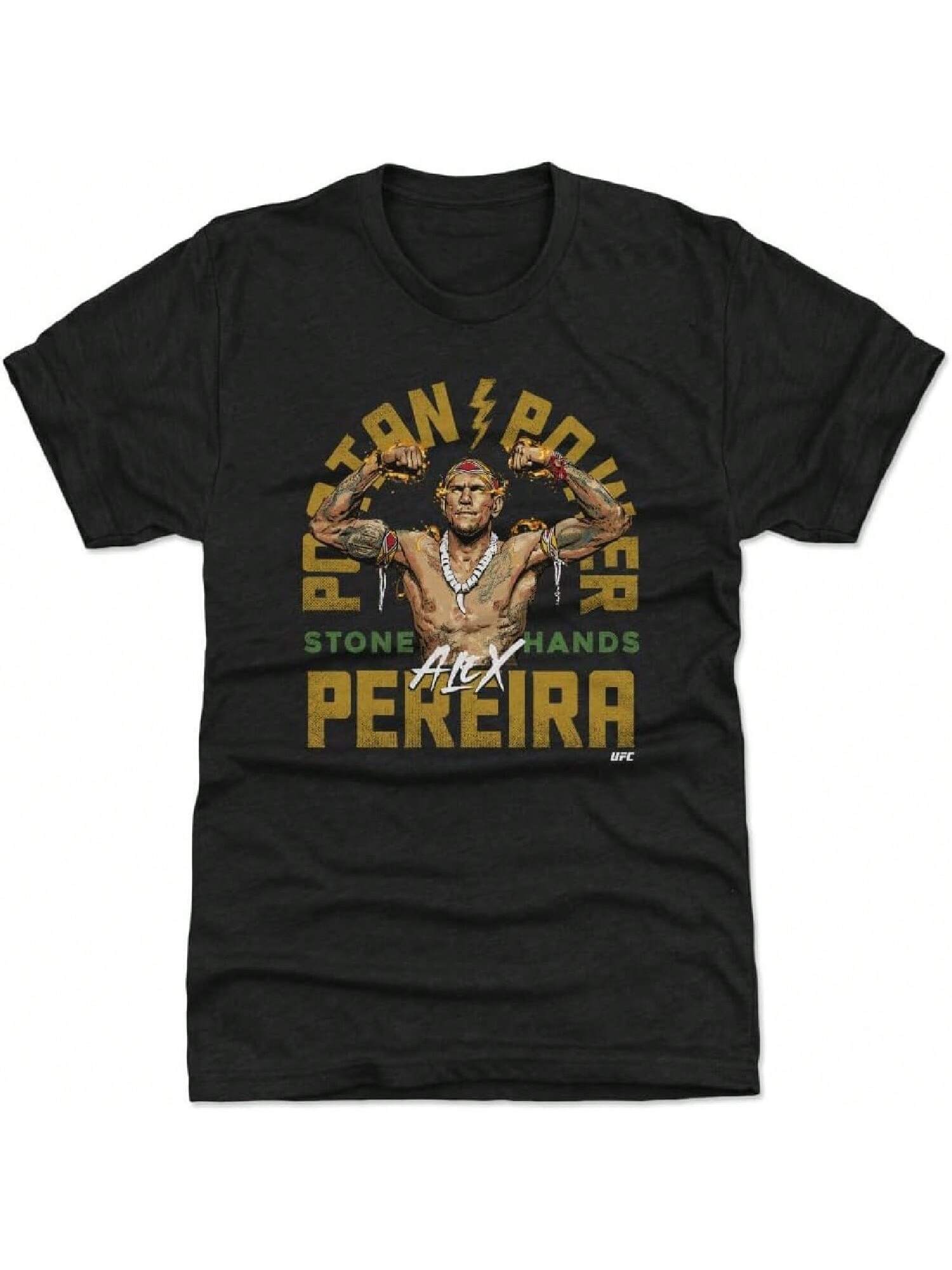 500 LEVEL Alex Pereira UFC unisex s Premium T-Shirt - Alex Pereira Poatan Power WHT S разноцветный