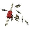10Pcs/Set Car Air Conditioner Valve Core With Wrench Removal Installer Tool Vehicle Auto Car A/C Air Conditioning System Repair