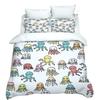 Simple Cartoon Quilt Set Three-Piece Set Four-Piece Set, Home Textile Printing