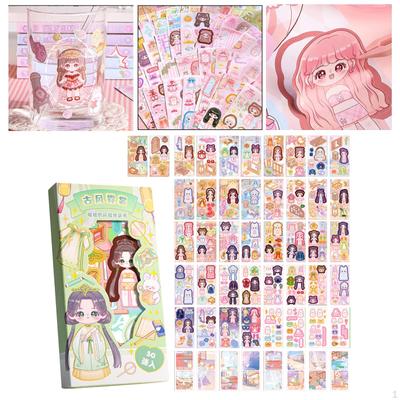 50 Count Stickers for Kids, Face Stickers, DIY Puzzle Gifts Celebrations
