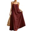 2026 summer dress beach suspender long dress loose and elegant casual long holiday style dress