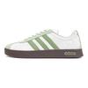Adidas Neo Vl Court Unfinished Words, Amber Leather Slip Resistant Slip Resistant Low top Skateboard Shoes Unisex Green HQ1802(Team189-)