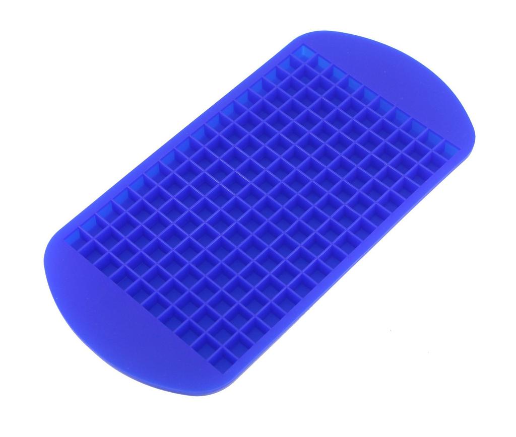 Silicone Mini Ice Cube Trays 160 Crushed Ice Cube Molds Easy Release Small Ice Cube for Chilling Whiskey Cocktail JT42