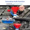 1-4pc Car Snow Removal Shovel Car Window Windshield Magic Ice Scraper Winter Essential Snow Remover Deicer Cone Tool Oil Funnel