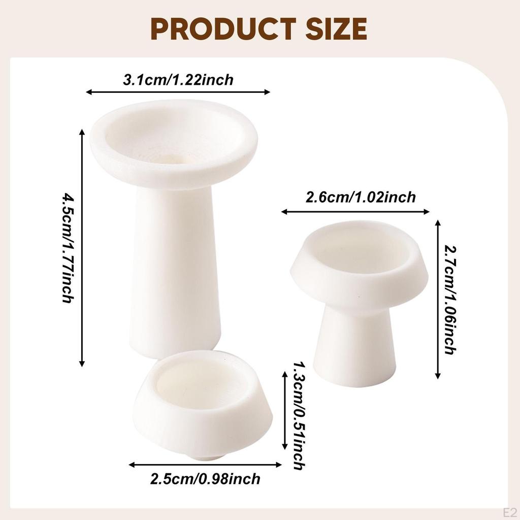 3 Stück 1/12 Blumentöpfe Puppenhauszubehör Dekorative Mini-Ornamente Puppenhaus-Einrichtung für