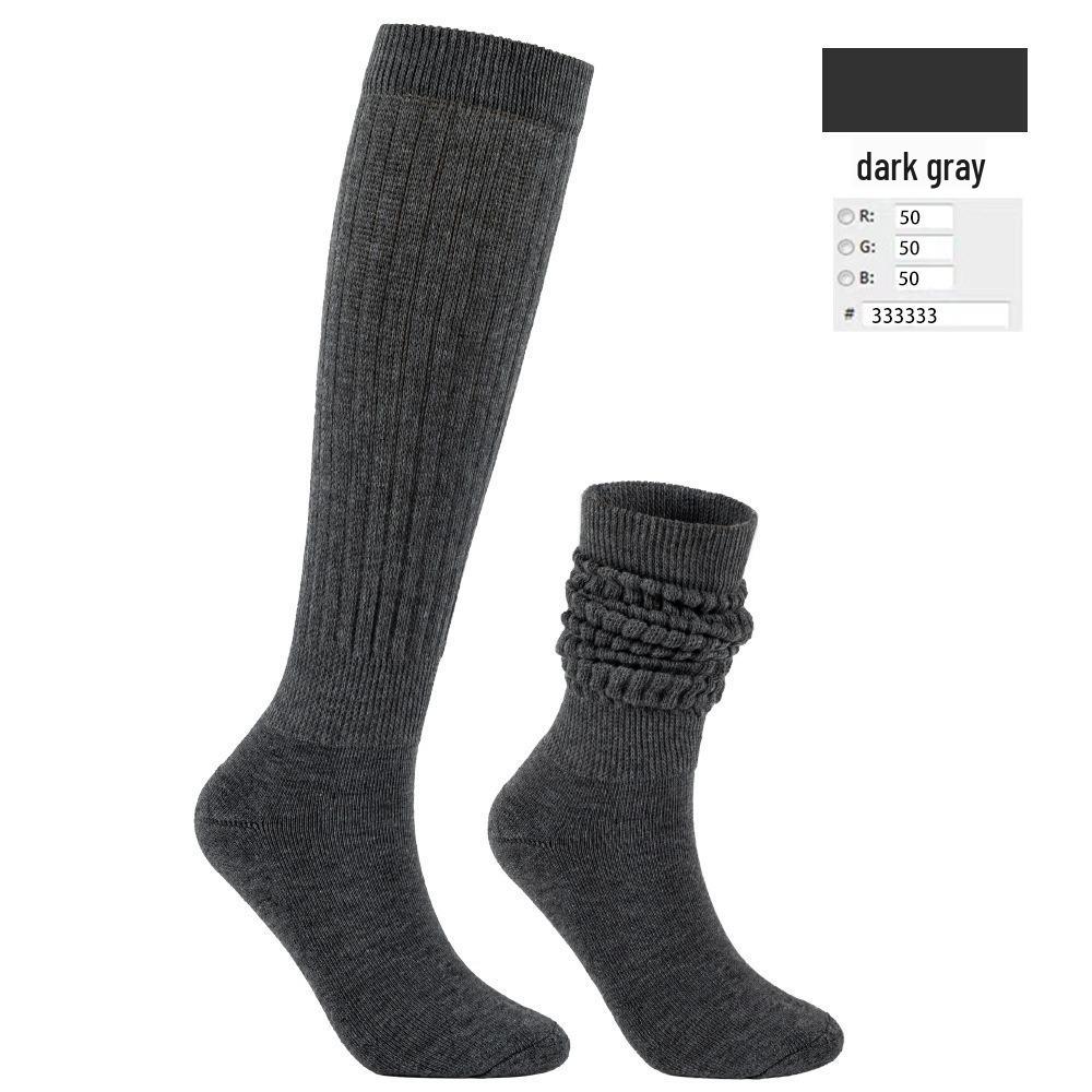 Calzini Unisex a Tubo Medio-Alto in Spugna per il Calore Autunnale e Invernale