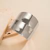 Exaggerated Big Wide Metal Open Cuff Bracelect for Women Trendy Africa Bangle Bracelect On Hand Accessories Fashion Jewelry Gift
