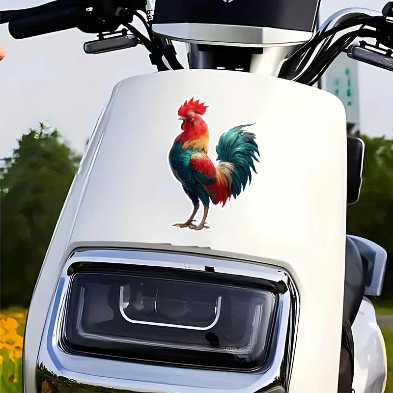 Rooster Vinyl Decal Farmhouse Decor Car Sticker Waterproof Outdoor Car Bumper Window Notebook Computer Decoration Decals SH1219