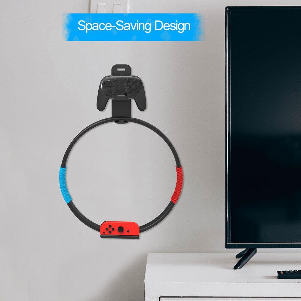Wall Mount Hook Compatible for Fitness Ring, Bracket Accessory for PS5/PS4/Xbox, Wall Mount Stand Holder for Game Controller Headset