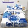 Cruzeiro Esporte Clube Pattern Bedding Home Decoration Birthday Gift (1 * duvet cover + 2 * pillowcase, without core)