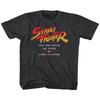 Street Fighter Start Screen Black Heather Children's T-Shirt