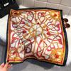 Fashion Square Fashion Foreign Style Small Silk Scarf Women'S Headband Decorative Scarf Dual-Purpose Small Square Scarf New Scarf