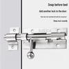 Surface-Mounted Stainless Steel Anti-Theft Door Latch for Wood/Bathroom Doors
