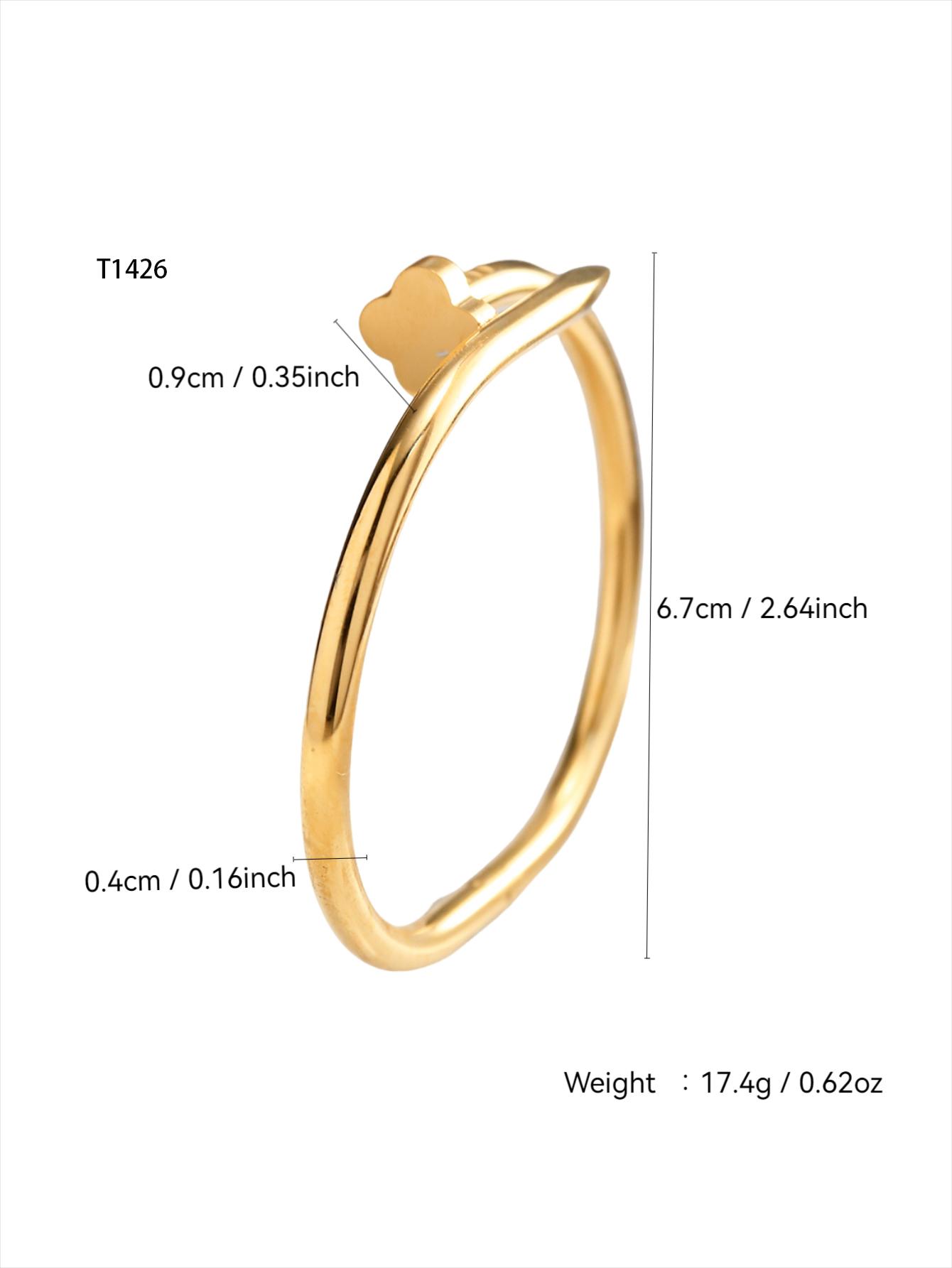 

Винтажный браслет-крест из нержавеющей стали в стиле легкой роскоши, браслет с четырехлистным клевером и цирконием, браслет, инкрустированный четырехлистными цветами