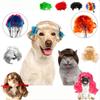 Black Afro Cat & Dog Costume Wig - Pet Headgear for Festivals & Pranks