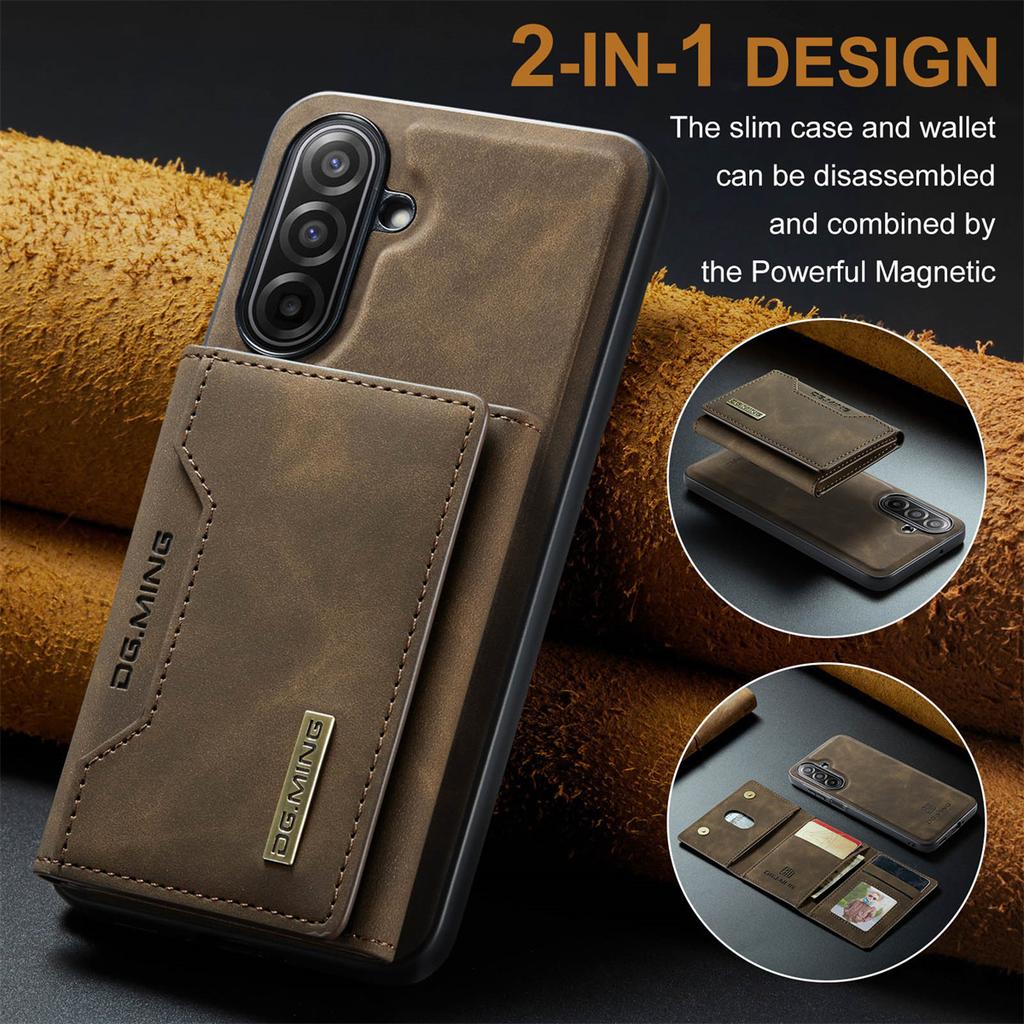 Odpinany portfel etui na telefon do Samsung S25 Edge S22 Ultra Plus S24 S23 S21 FE A17 A16 A06 A56 A26 A36 A15 A35 A55 A54 Pokrowiec