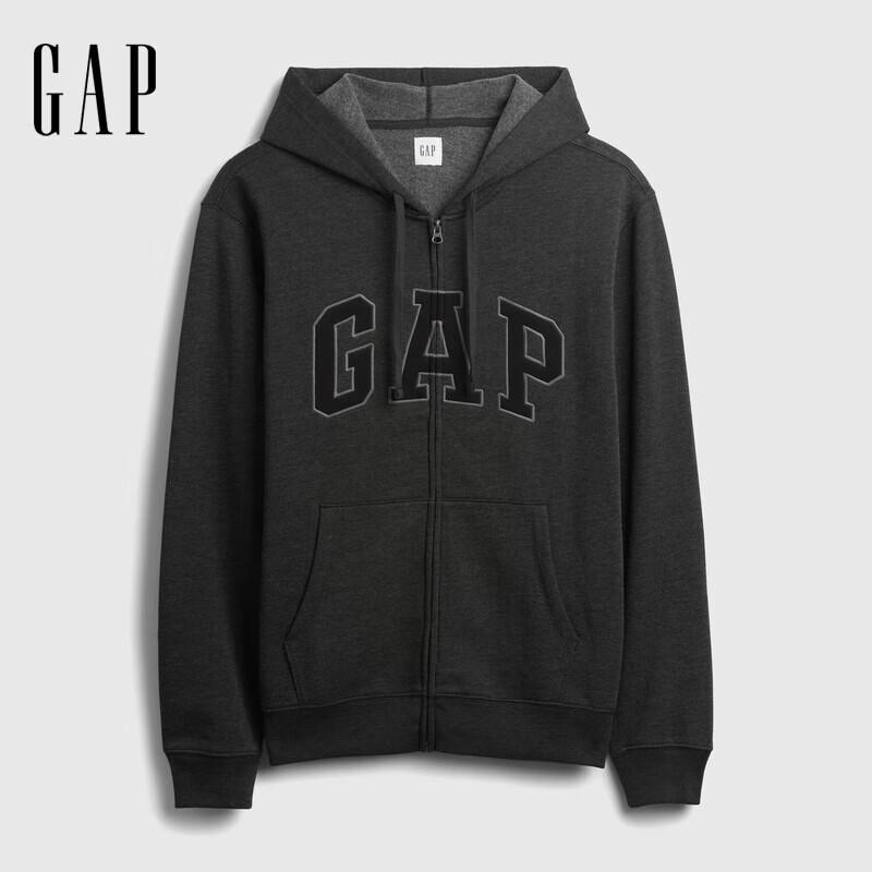 Gap Unisex Logo Fleece Zip Hoodie