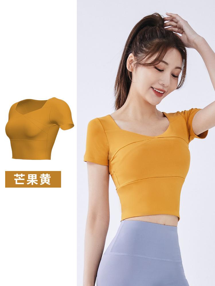 No embarrassment line yoga pants peach hip lift leggings high waist belly sports nude yoga pants women