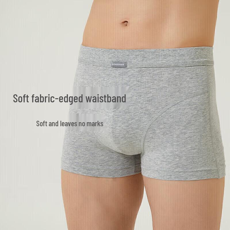 Shuya Men's Cotton Boxer Briefs (2-Pack)