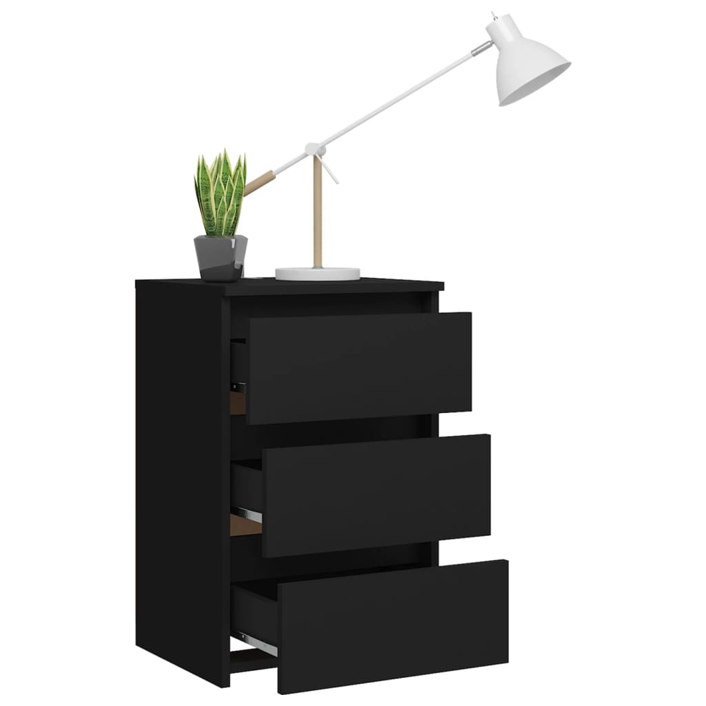 Moderner Minimalistischer Nachttisch Mit Viel Stauraum, Kleiner Aufbewahrungsschrank, 40x35x62,5 Cm