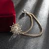 Crystal Rhinestone Star Brooch Lapel Pin Suit Shirt Badge Tassel Chain Corsage For Men Women Jewelry Clothing Accessories