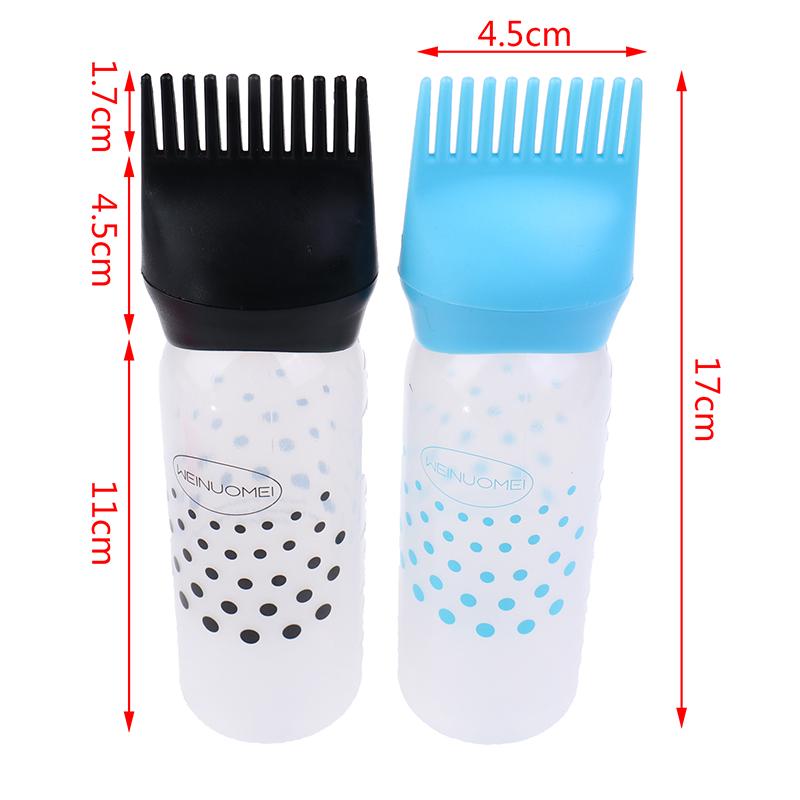 120Ml Empty Hair Dye Bottle With Applicator Brush Bottles Dyeing Shampoo Bottle