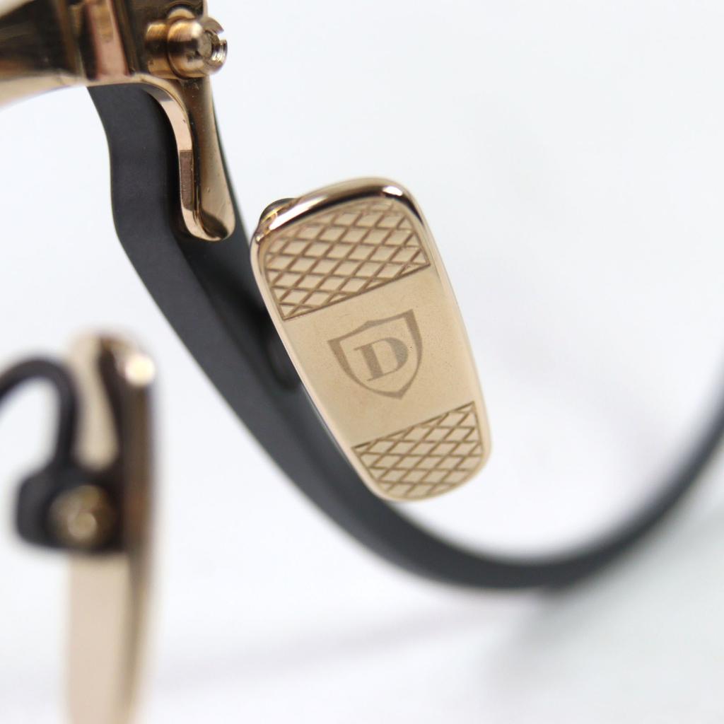 Excellent DITA Glasses UNION-FOUR Metal rim Boston shape with logo Metal Pink gold metal mens DTX426 Used