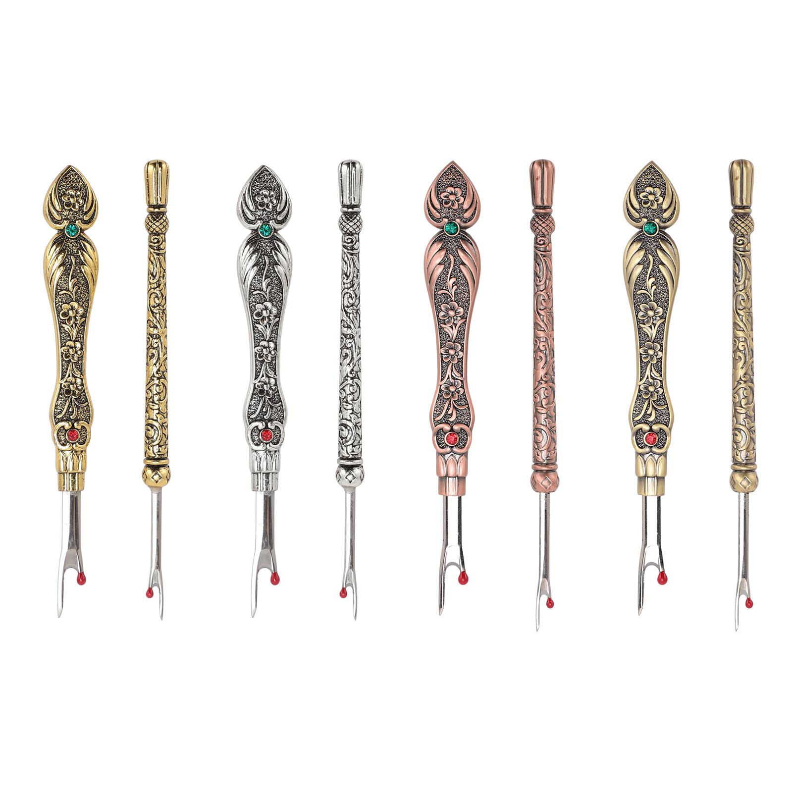 

2 шт., средство для удаления швов в стиле ретро, ​​быстрое удаление, DIY металлическое средство для удаления ручных стежков, средство для удаления ниток для рукоделия