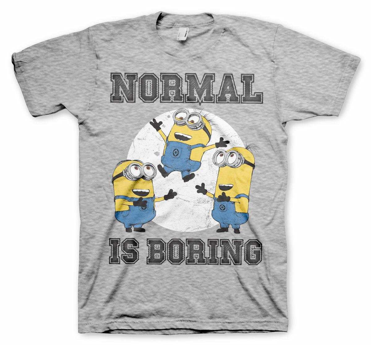 Officially Licensed Minions Normal Life Is Boring Men S T-Shirt S-XXL Sizes XXXL