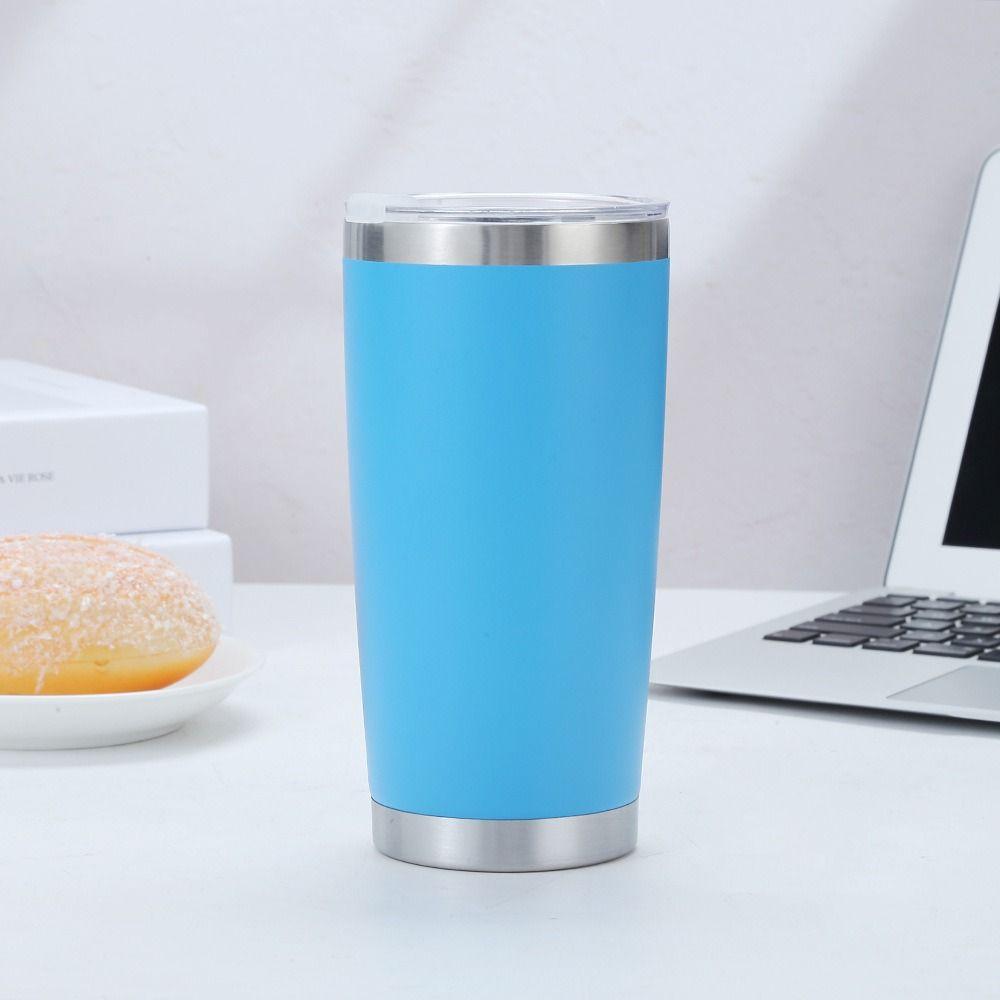 Double-Walled Travel Insulated Tumbler Vehicle Mounted Water Bottle  Sports Activities