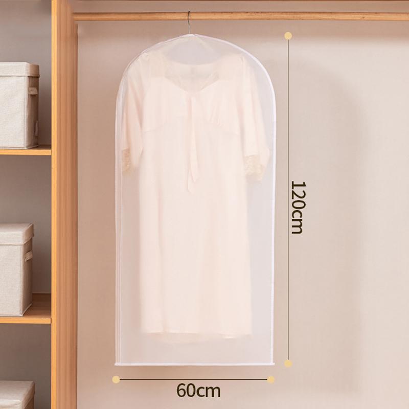 Şeffaf Toz Kapağı Giysi Saklama Çantası Dolap Asılı Organizatör Konfeksiyon Çanta Ev Organizatör