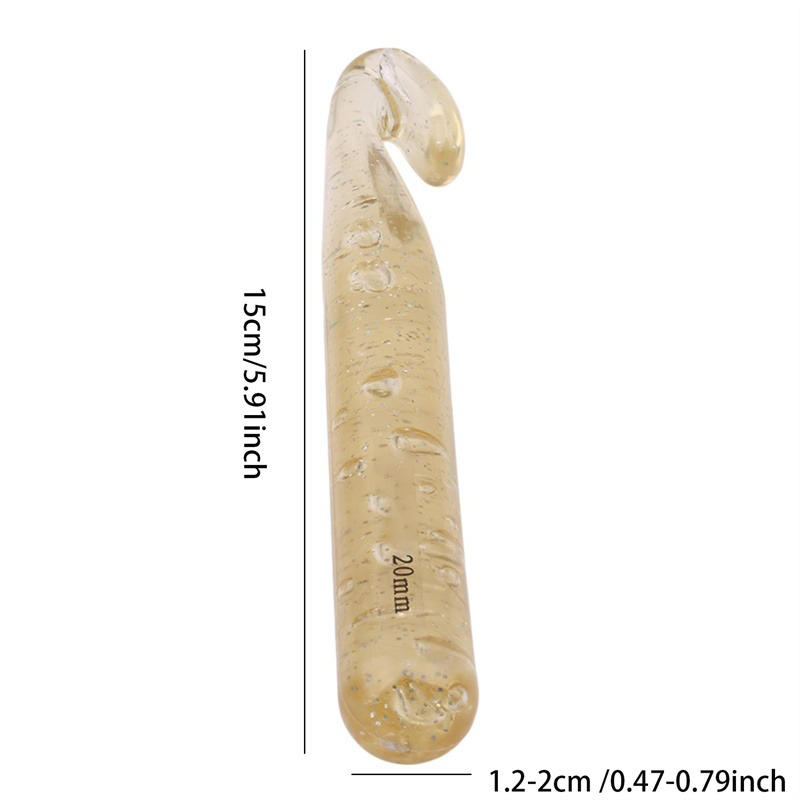 4PCS Large Crochet Hook for Chunky Yarn Plastic Transparent Beginner Crochet Needles for Knitting Carpet Scarf Wool Roving