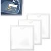 3PCS Parking Permit Holder for Car Windshield,Car Permit and Ticket Holders | Self-Adhesive Clear Business Card Holder,Universal Windshield Sticker