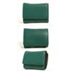 [Berkut] green trifold wallet men's Popularity genuine leather large capacity italian leather ladies compact trifold wallet mini wallet 1071040-F-130a