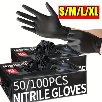 Luvas Descartáveis de Nitrilo Impermeáveis para Lavar Louça Cozinha Domésticas Luvas para Lavar Cães Limpeza para Trabalho com Alimentos Luvas de Látex