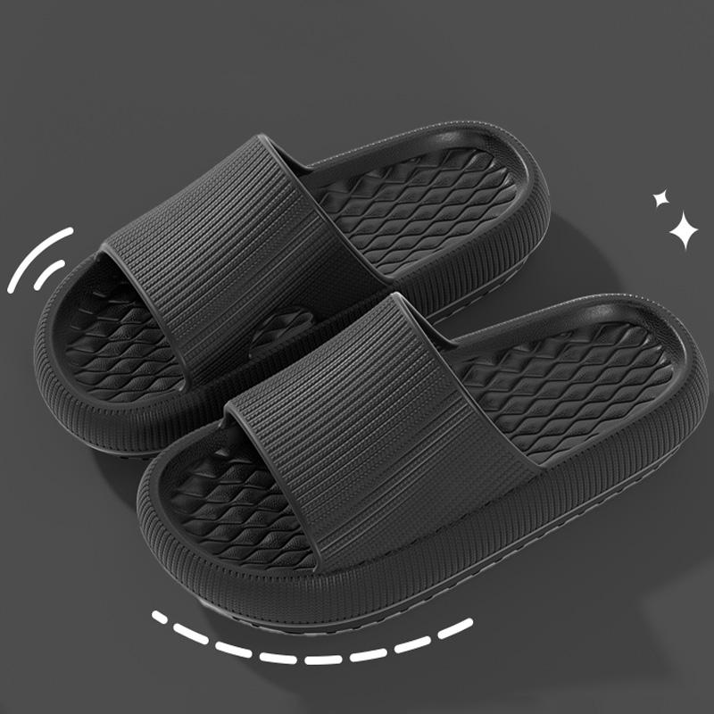 

Мужские толстые тапочки Cloud на платформе Eva Cfortable Non Slip Home Slides Парные летние легкие сандалии с мягкой подошвой Шлепанцы 44-45