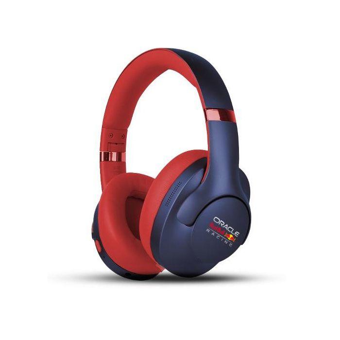 Casque Bluetooth Red Bull Racing ORACLE HP 160 – Over-Ear pliable, 40 mm, 105 dB, Bluetooth 5.3, 18h autonomie, Bleu