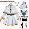 Sousou No Frieren Cosplay Frieren Costume Fantasia Cappotto Camicie Outfit Fantasia Donna Halloween Carnevale Festa Vestiti