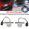 Error Free LED Car Number License Plate Light for Honda Crv Fit Jazz Odyssey Stream Freed Logo Insight HRV FRV Tag Lamp Assembly