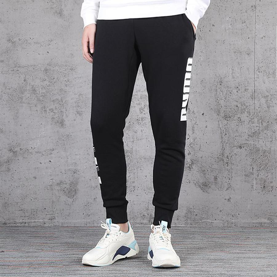 PUMA Knit Sport Casual Pants Men Bottoms Black 582765-01